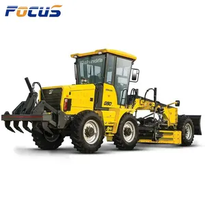 High Productivity 190 HP Land Leveling Motor Grader Sem919 With Ripper and Blade,GR180 180HP High Quality Grader Price Road Grader Machine Used Motor Grader for Sale thumbnail-3