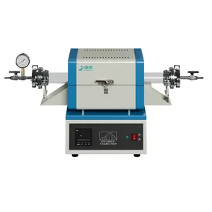 OTF-1200X-S Micro Opening Single Temperature Zone Tube Furnace 1200 ° C thumbnail-2