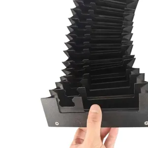 Factory Customized Flexible Foldable Accordion Dust Cover Linear Guide Cover for Laser Machine thumbnail-1