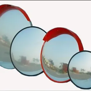 30 45 60 80 100cm Roadway Traffic Safety Stainless Steel Road Convex Mirror thumbnail-5