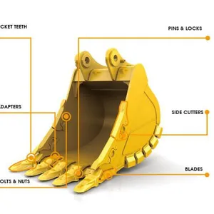 Wholesale of New Products of Sany Spare Parts and Sany Excavator Spare Parts Bucket 135 155 205 215 235 thumbnail-2