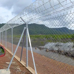 Factory Sale Razor Barbed Wire Stainless Steel Razor Wire for Anti-climbing Anti-theft Protection thumbnail-4