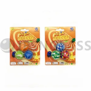 Hot Sale 35MM High Bouncy Ball Children's Toy Rubber Balls Blister Card Package thumbnail-3
