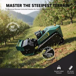 Vigorun Factory Direct RC Hammer Mulcher Loncin Engine 48V Servo 40° Slope Heavy Brush Sapling Shredder for Land Clearing thumbnail-1