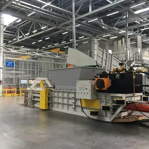 Waste Paper & Cardboard Baler | Hydraulic Recycling Baling Machine thumbnail-3