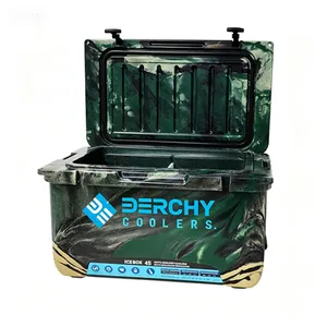 45qt Big Cooler Box Sea-Fishing Cooler Insulated Box Rotomolded Ice Chest Coolers Box thumbnail-5