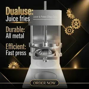 QD-H004 Industrial Vegetable Fruit Juicer Machine Multifunctional Potato Chip Slicer and French Fries Cutter for Snack Shops thumbnail-4