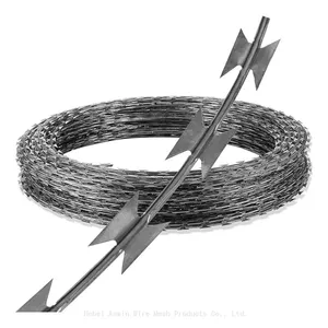 Corrosion-resistant Razor Coils, High-safety Galvanized Guardrails, Residential and Industrial Fences thumbnail-1