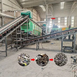 Household Waste Recycling Equipment Garbage Shredder Household Waste Crushing and Incinerating Production Line EPC thumbnail-1