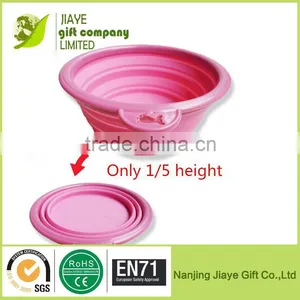 New Design Collapsible Silicone Pet Bowl thumbnail-3
