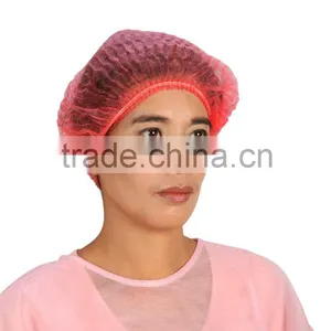 Nonwoven Bouffant Disposable Nurse Cap thumbnail-1