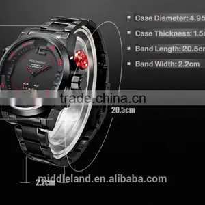 2015 MIDDLELAND Fashion Sport 3ATM Quartz Stainless Steel Wristwatch for Men thumbnail-5