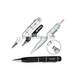 Laser Pointer Pen Usb Flash Drive Metal 4gb thumbnail-1
