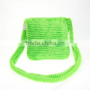 Cute Soft Plush Animal Satchel/New Design Cuddly Toy Frog Zipper Bag/Plush Animal Frog Bag thumbnail-2