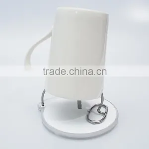 2016 New Fashion Stainless Steel Animal-shaped Cup Holder With White Ceramic Coaster thumbnail-2