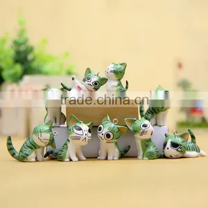 Home Decor Plastic Cat Crafts Figure Ornament thumbnail-4