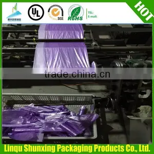 20 Mic LDPE and HDPE on Roll Plastic Trash Bag / 18mic MDPE Drawstring Bag thumbnail-3
