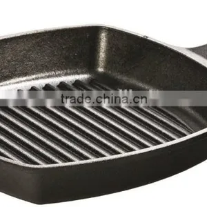 Cast Iron Cookware BBQ Non-stick Grill Pan/ Steak Pan/roasting Pan Grill thumbnail-2