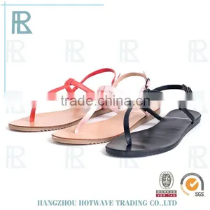 2016 Newest Summer Ladies Fashion Fancy Flat Sandals thumbnail-1