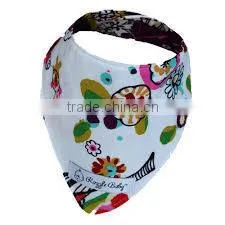 Printed Cotton Bandana Baby Bib,baby Bandana Bibs in Cotton thumbnail-1