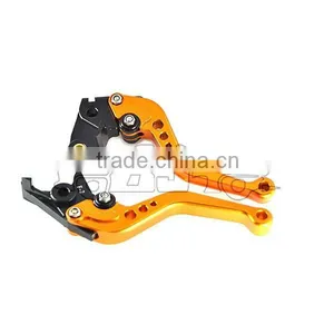 BJ-LS-002 Custom Gold Short Cnc Motorcycle Folding Lever for FJR 1300 thumbnail-6