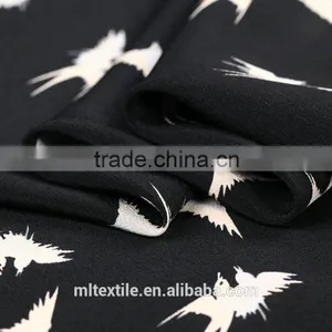 100% Silk Crepe De Chine Woven Beautiful Digital Printing Fabric thumbnail-2