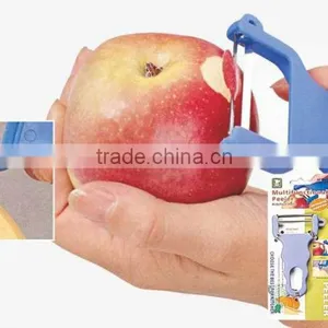 PP+S/S 10.5*7 Cheap Kitchen Utensil Fruit&vegetable Peeler/kitchen Gadgets Apple Peeler/potato Peeler/lemon Peeler thumbnail-1