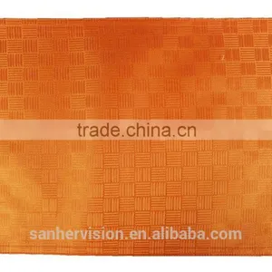 100% Polyester Colourful Jacquard Yellow Table Placemat thumbnail-1