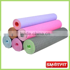 2 Color TPE Yoga Mat Aerobic Accessories thumbnail-1