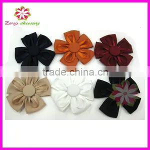 Fabric Flower Brooch, Flower Fabric Brooch, Fabric Flower Corsage thumbnail-2