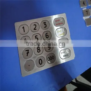 Numeric Stainless Steel Metal Keypad Front Panel thumbnail-2