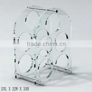 GH-RZ255 Hot Sell and High Quality Acrylic Wine Display Rack, Shatterproof Acrylic Display Rack thumbnail-4