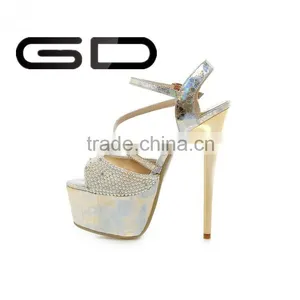 Rhinestone Pumps For Women Sexy Pointed Toe Shallow Mouth Women Wedding Shoes Elegant Crystal Evening Shoes thumbnail-1