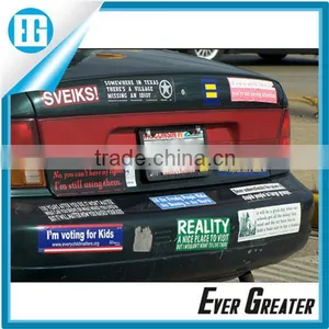 Custom Static Cling Vinyl Sticker, DIE CUT WINDOW STICKER Rectangle Bumper Sticker thumbnail-1