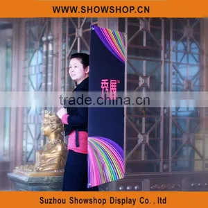 Economical Backpack Harness Knapsack X Banner Advertising Display Exhibition Stand thumbnail-1