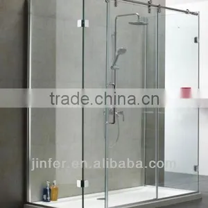 Stainless Steel Sliding Shower Glass Door Classic thumbnail-2