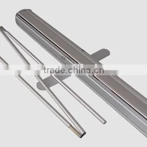 Good Quality Aluminum Roll up Banner Stand 1 Feet thumbnail-1