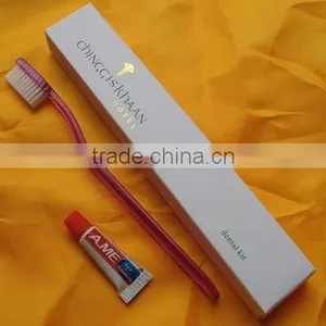 Hotel Disposable Toothbrush With Small Toothpaste thumbnail-1