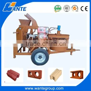WT1-20M Interlocking Clay Brick Machine,semen Mesin Bata Interlocking Tanah thumbnail-1