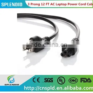 3 Prong 12 FT AC Laptop Power Cord Cable For Samsung Toshiba Screen PS3 thumbnail-1