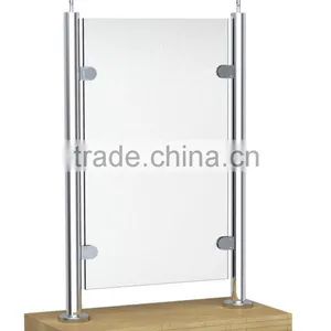 Stainless Steel Handrail Balustrade Post Glass Balcony Railing thumbnail-2