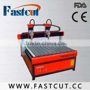 Multi-head Advertising Engraving and Cutting Machine Fastcut-1218-2 thumbnail-1