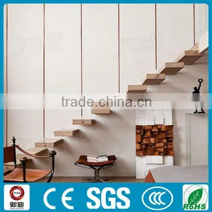 Modern House Decoration Floating Indoor Wooden Staircase Design Quality Choice thumbnail-4