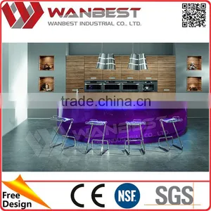 Guangdong Kitchenware Products Kitchen Furniture High Gloss Complet Kitchen Cabinets thumbnail-1