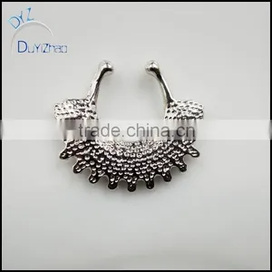 Fashion Septum Clicker Non Piercing Nose Ring thumbnail-3