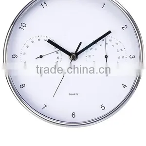 Round Metal Wall Mounted Clock, Home Decorative Clock, Fashion Clock thumbnail-1
