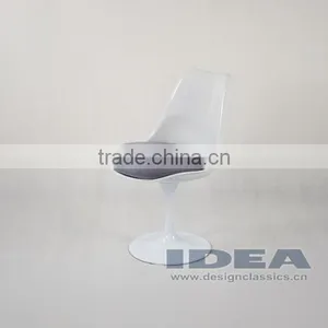 Replica Eero Saarinen Tulip Chair - Grey Cushion thumbnail-3