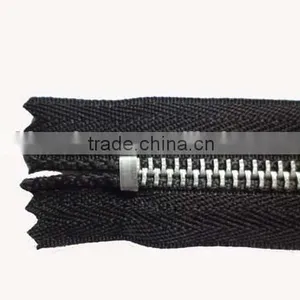 5# Aluminum Zipper Metal Zipper Close End Zipper Auto Lock Zipper Slider Polyester Tape Zipper for Jack thumbnail-3