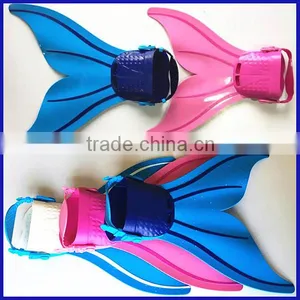 Fashion Design! Adjustable Swimming Diving Mermaid Tail Training Flipper Soft Material Monofin Quality Choice thumbnail-1