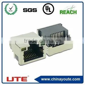 RJ45 Connector Shield With LED Right Angle Wifi Adapter thumbnail-1